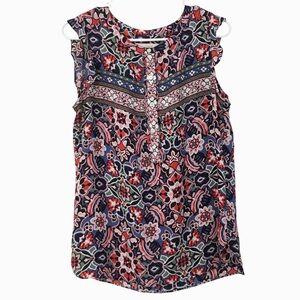 Ann Taylor LOFT Sleeveless Popover Top